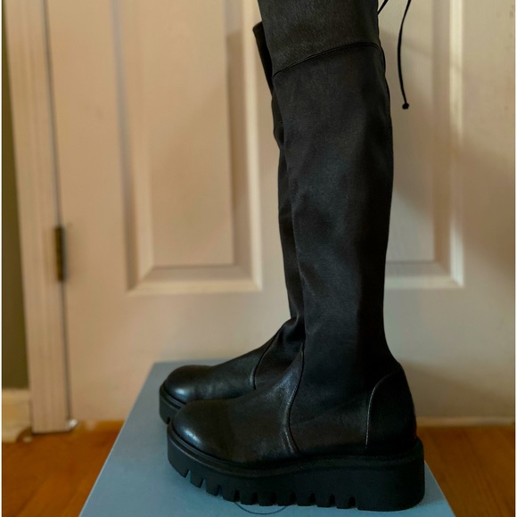 Stuart Weitzman Above the Knee Black Boots- New without tags size 6.5 - Picture 1 of 4
